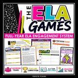The ELA Games | Back to School Middle High ELA Full-Year Team Building Program