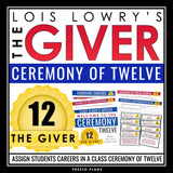 The Giver Ceremony of Twelve Activity - Novel Simulation of the Ceremony of 12