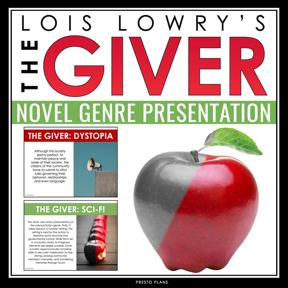 The Giver Genre Presentation - Utopia, Dystopia, and Science Fiction in Novel