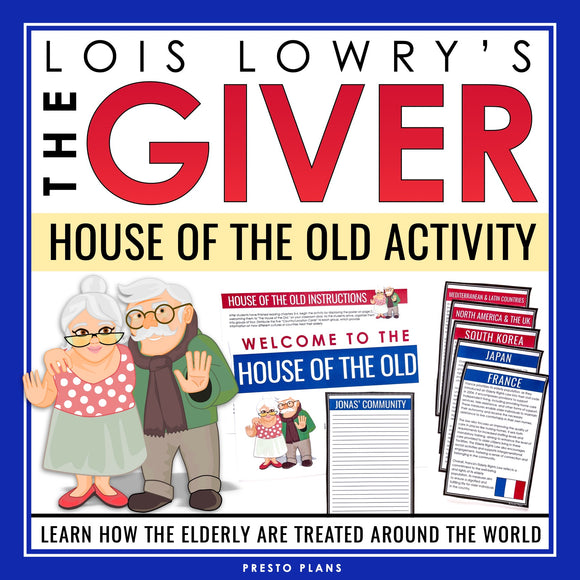 The Giver Activity - The House of the Old Elderly Treatment Novel Activity