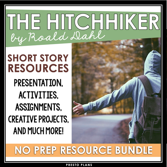 The Hitchhiker by Roald Dahl - Short Story Unit Slides, Assignments, Activities