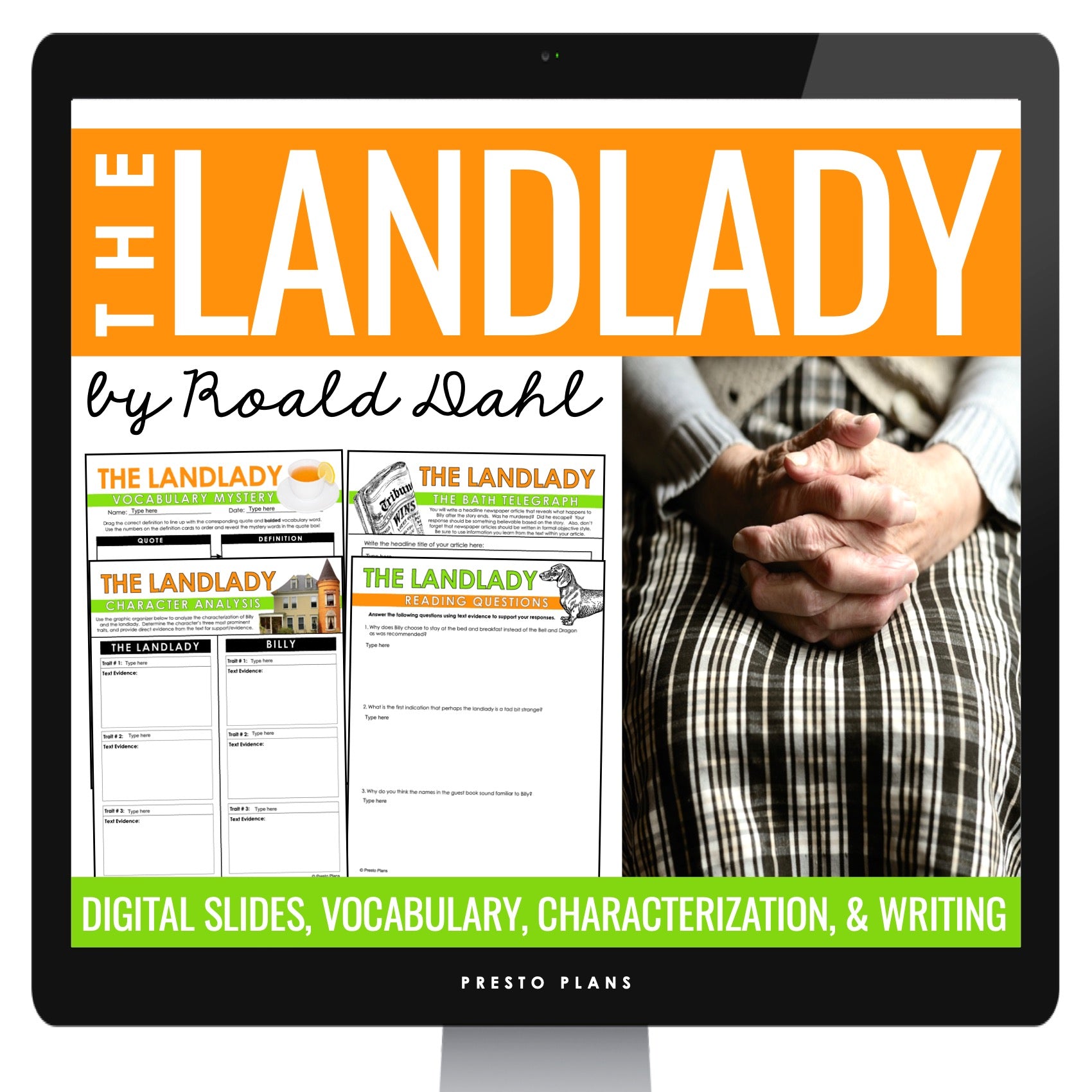 The Landlady by Roald Dahl - Digital Short Story Slides
