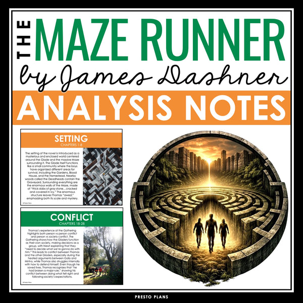 The Maze Runner Analysis Notes – Presentation Analyzing Literary Devices