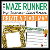 The Maze Runner Activity - Design a Glade Map Creative Novel Setting Assignment