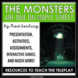 The Monsters Are Due on Maple Street Twilight Zone - Story Lesson & Activities