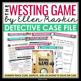 The Westing Game Detective Case File - Novel Study Creative Activities Bundle