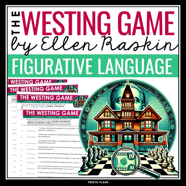 The Westing Game Figurative Language Assignments and Answer Keys