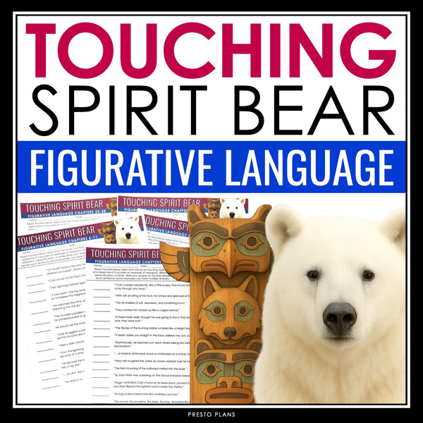 Touching Spirit Bear Figurative Language Assignments and Answer Keys