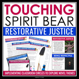 Touching Spirit Bear Restorative Justice – Communication Circles Novel Activity