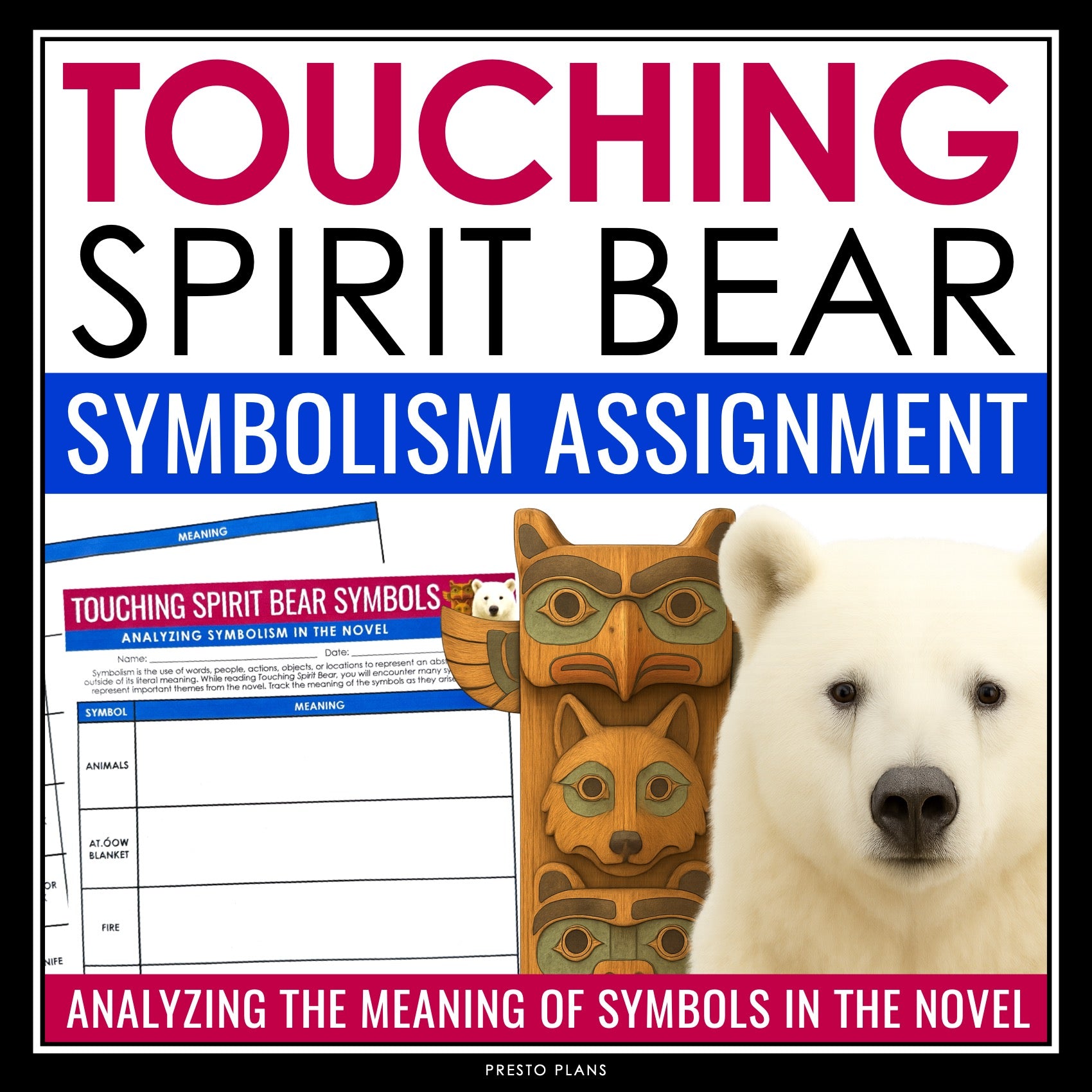 Touching Spirit Bear Symbolism Assignment Analyzing Symbols in the N