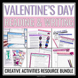 Valentine's Day Activities Bundle- Creative Assignments for Valentine's Day