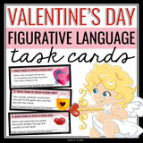 Valentine's Day Figurative Language Activity - Literary Devices Task Cards