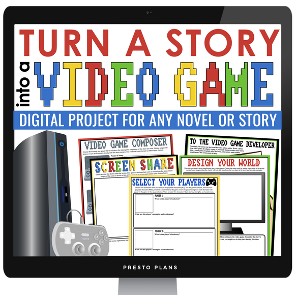 Short Story Novel Assignment - Turn a Story into a Video Game Project - Digital