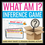 Inference Activity: What Am I? Mystery Object Task Cards Close Reading Game