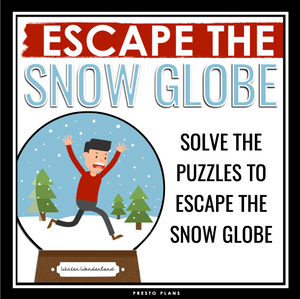 Christmas Escape Room Winter Holiday Team Builder - Escape the Snow Globe
