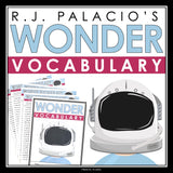 Wonder Vocabulary Booklet, Presentation, and Answer Key with Definitions