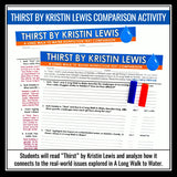 A Long Walk to Water Nonfiction Connection Activity to Thirst by Kristen Lewis