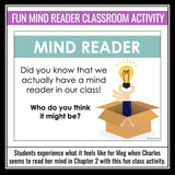 A Wrinkle in Time Activity - Mind Reading Interactive Novel Classroom Activity