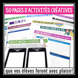Activités et tâches créatives en lecture et écriture - French Reading Activities