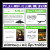 Allusion Introduction Presentation and Escape Room Reading Challenge Activity