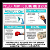 Argument Writing Introduction & Argumentative Essay Escape Room Reading Activity