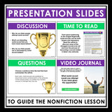 Nonfiction Reading Comprehension Article and Activities - World Records