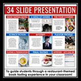 Book Tasting Activity - Exploring Genres for Independent Reading Class Activity