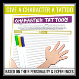 Character Analysis Assignment Any Novel or Short Story - Tattoo a Character