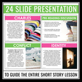 Charles by Shirley Jackson - Short Story Presentation, Assignments, & Activities