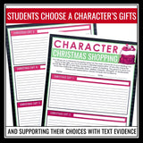 Christmas Character Assignment - Gifts for Short Story or Novel Characters