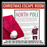 Christmas Escape Room Winter Holiday Team Builder - Escape the North Pole