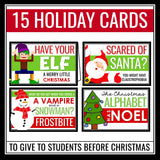 Christmas Gift for Students - Funny Holiday Cards with Jokes and Puns