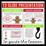 Christmas Persuasive Writing Holiday Assignment - Save the Gingerbread Man