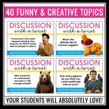 Funny Discussion Topics - 40 Creative Discussion Slides & Cards for Middle High