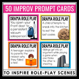 Acting Improvisation Role Play - Drama or Theater Scenarios and Scene Starters