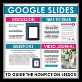 Nonfiction Reading Comprehension Digital Activities - Ebooks vs. Print Books