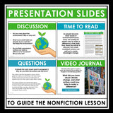 Nonfiction Reading Comprehension Article and Activities - Eco-Friendly Living