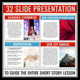 Eleven by Sandra Cisneros Short Story Presentation, Assignments, and Activities