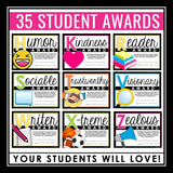 End of the Year Awards - Alphabet Edition ABC Student Awards Certificates