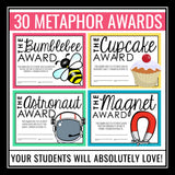 End of the Year Awards - Metaphor Edition Student Award Certificates