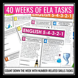 English Bell Ringers - Grammar, Vocabulary, Literary Devices, Writing, Reading
