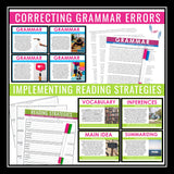 English Bell Ringers - Grammar, Reading, Writing, and Speaking ELA Bundle