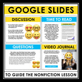 Nonfiction Reading Comprehension Digital Article & Activities History of Emojis