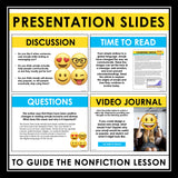 Nonfiction Reading Comprehension Article and Activities - History of Emojis