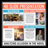 Fahrenheit 451 by Ray Bradbury - Allusion in the Novel Presentation Lesson