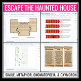 Figurative Language Escape Room Bell Ringer Activities Bundle - Digital