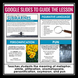 Figurative Language Presentation & Escape Room Close Reading Digital Activity