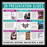 Flowers for Algernon by Daniel Keyes Short Story Lesson, Slides, & Assignments
