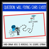 Socratic Seminar - Flying Cars Discussion Slides, Graphic Organizers, & Handouts