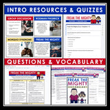 Freak the Mighty Unit Plan - Novel Study Reading Unit - Digital Print Bundle